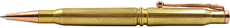 Caliber Gourmet Brass Bullet Style Ballpoint Pen Gold
