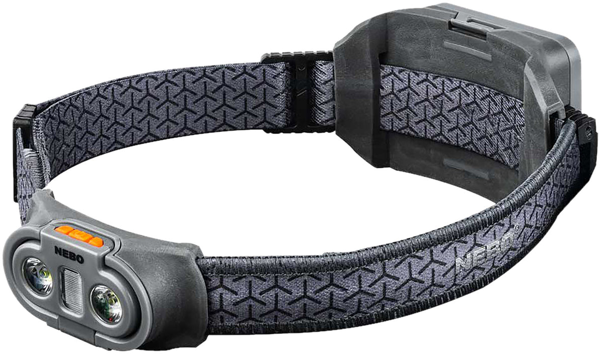 NEBO Einstein 750 Gray Rechargeable Headlamp 4 Light Modes