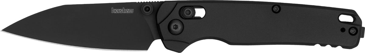 Kershaw 6105BLK Bel Air Pocket Folder 3" Reverse Tanto MagnaCut Blade, Black Aluminum Handle, Pocket Clip