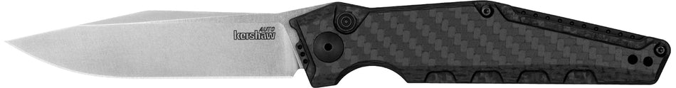 Kershaw 7900CF Launch 7 Auto Pocket Knife 3.75" Clip Point CPM MagnaCut Blade, Black Carbon Fiber Aluminum Handle