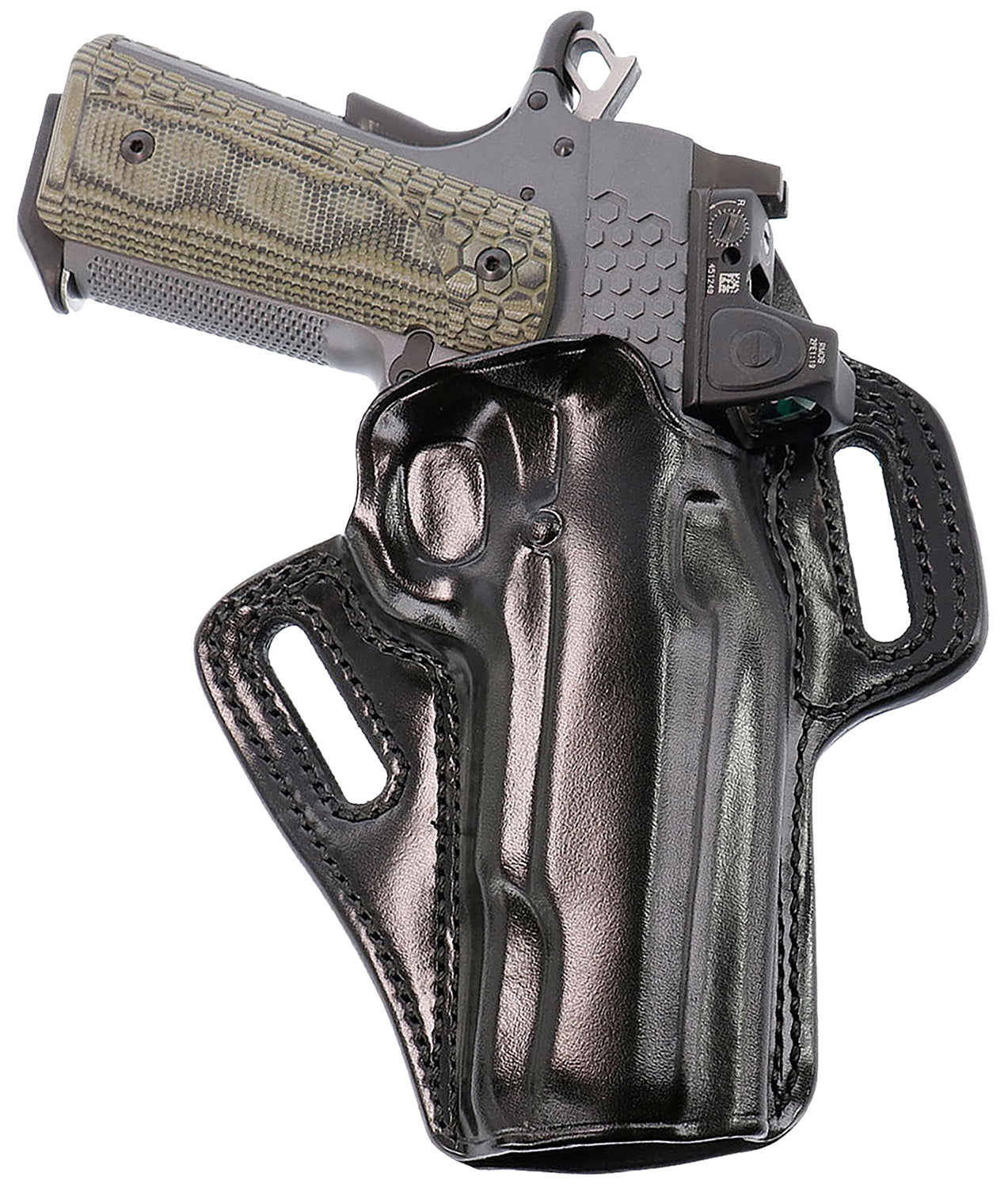 Galco CO2822RB Concealable 2.0 Black OWB Leather Holster Sig P365 Right Hand