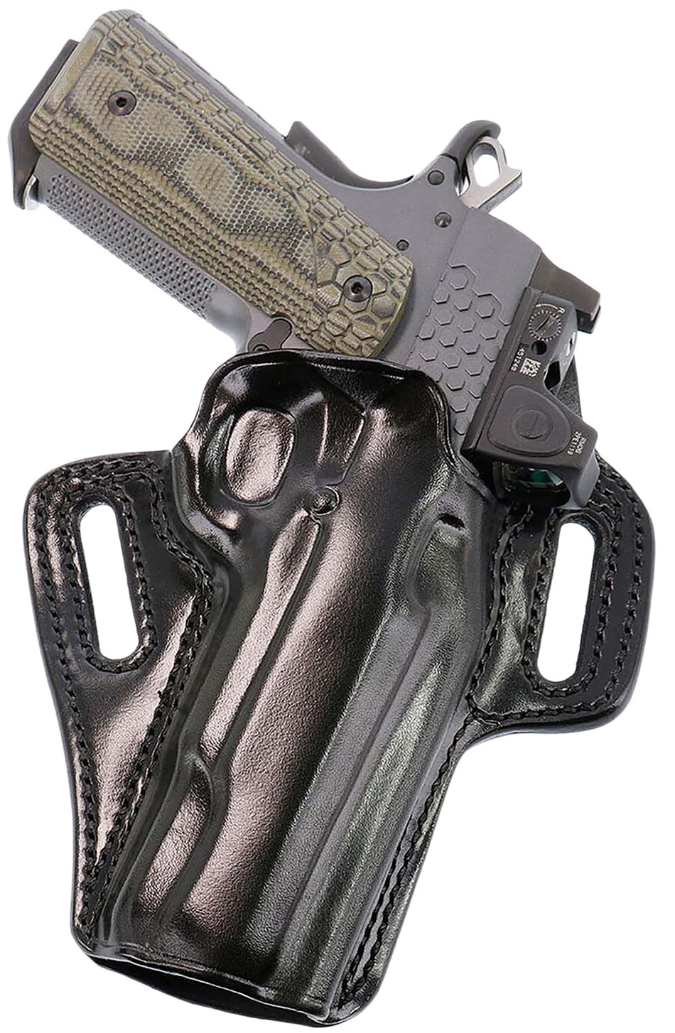 Galco CO2894RB Concealable 2.0 Black OWB Leather Belt Holster Right Hand