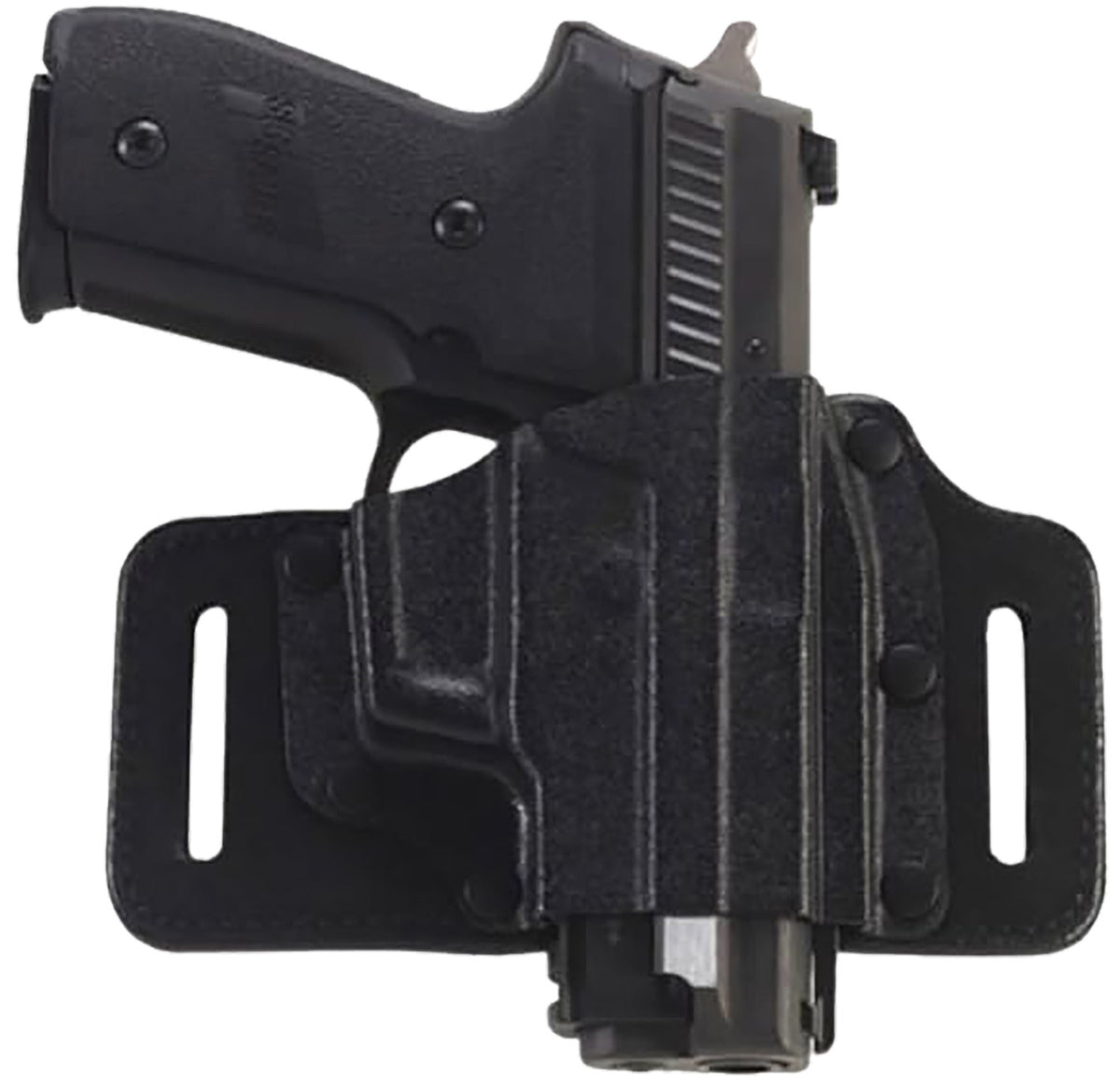 Galco TS228B TacSlide Belt Slide Black Leather Holster Glock RH