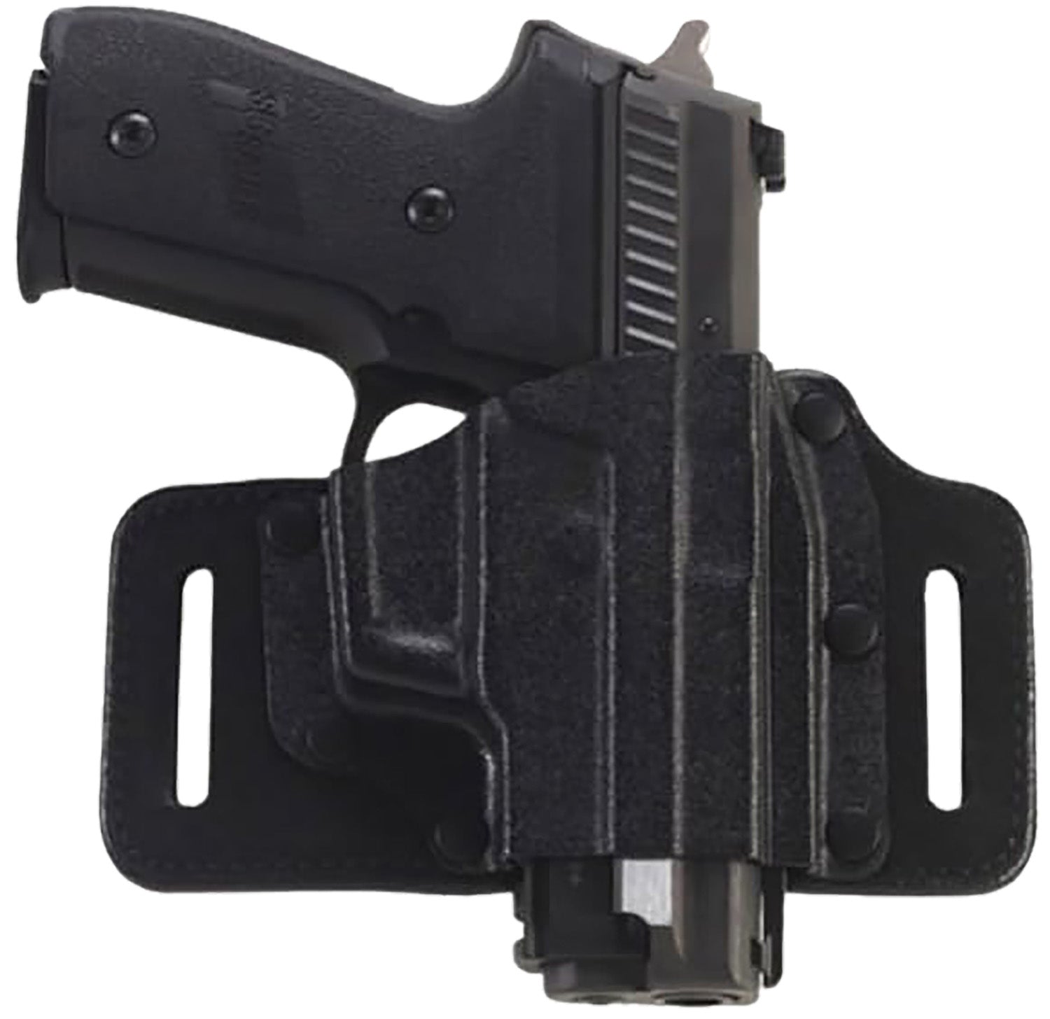 Galco TS228B TacSlide Belt Slide Black Leather Holster Glock RH