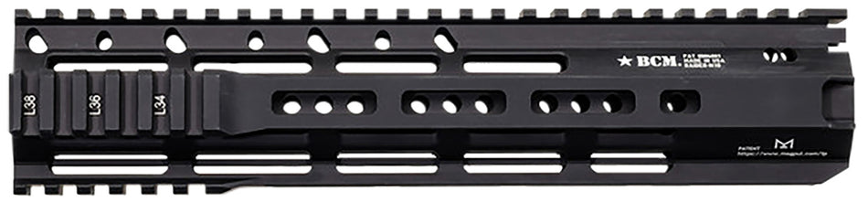 BCM 10" RAIDER-M13 Free-Float M-LOK Rail Black Anodized Aluminum AR