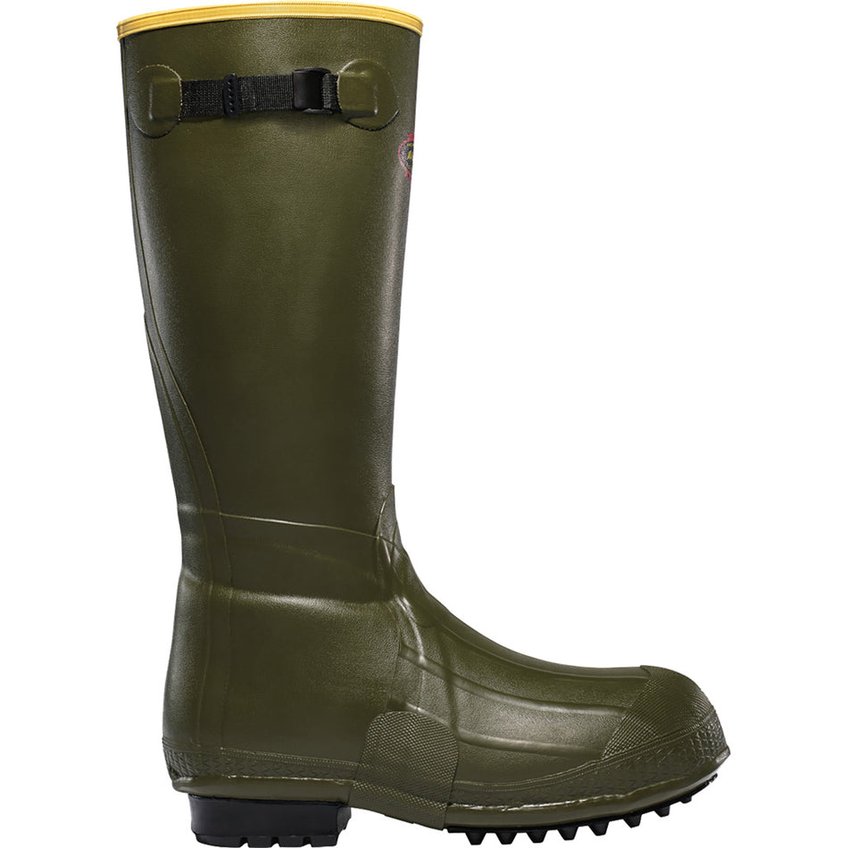LaCrosse Burly Air Grip ZXT Rubber Boot Olive Sz. 10