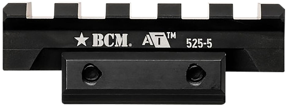 BCM A/T Optic Rail Riser 525-5 Black Anodized 5 Slot Mount