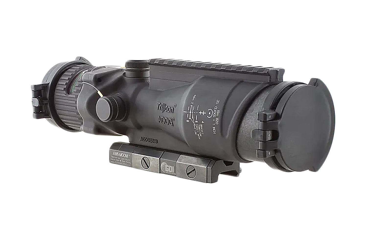 Trijicon ACOG TA648 100016 3.5x35mm Green Illuminated Horseshoe Reticle Mount w/Q-LOC