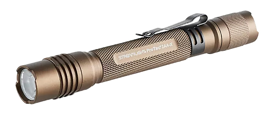 Streamlight ProTac 2AA-X USB Multi-Fuel Slim Flashlight Coyote 550 Lumens White LED