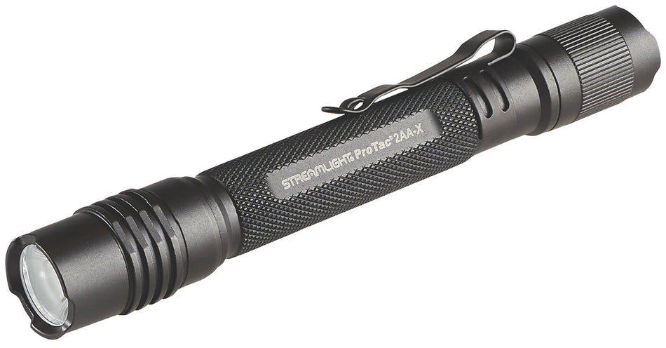 Streamlight ProTac 2AA-X USB Multi-Fuel Slim Tactical Flashlight Black 550 Lumens White LED