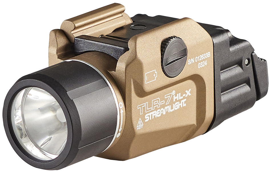 Streamlight TLR-7 HL-X USB Multi-Fuel Gun Light Flat Dark Earth 1000 Lumen White LED