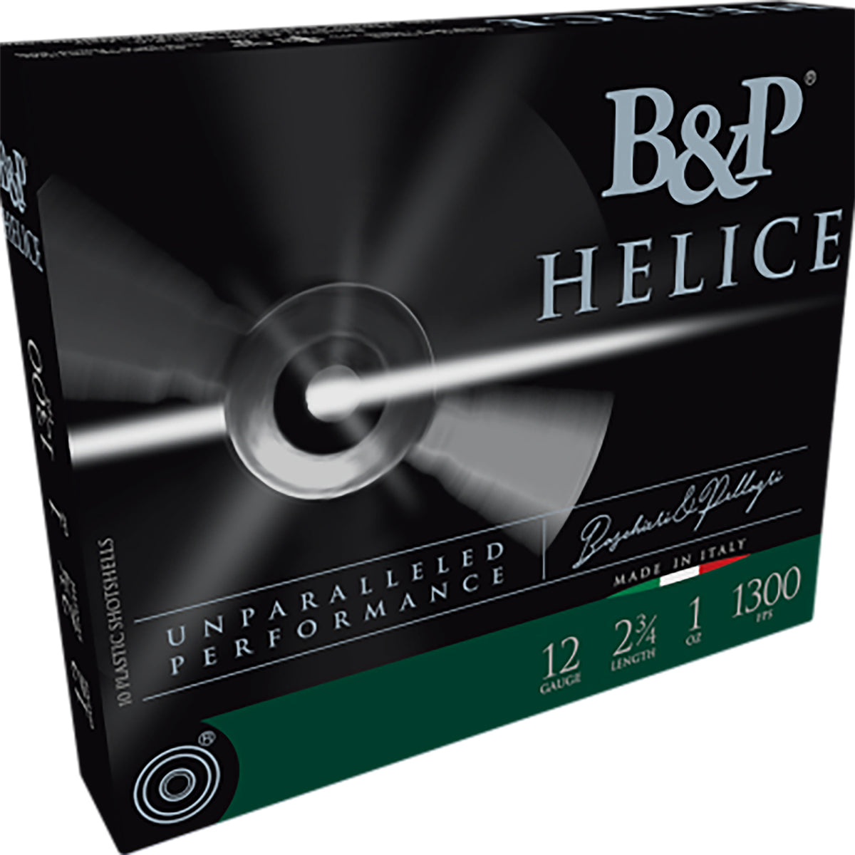 Baschieri and Pellagri Helice Shotgun Ammo 12 Gauge 2.75 in 1 oz #8