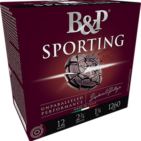 Baschieri and Pellagri Sporting Shotgun Ammo 12 Gauge 2.75 in 1 oz #8