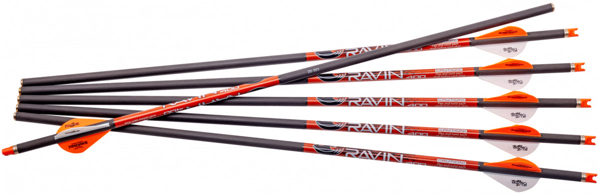 Ravin 400 Grain .003 Straightness Crossbow Arrows 6 Pack