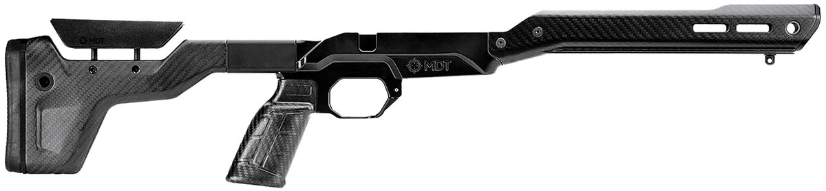 MDT HNT26 Black Carbon Fiber Standard Chassis System Howa 1500 SA Weatherby Vanguard (107837BCF)