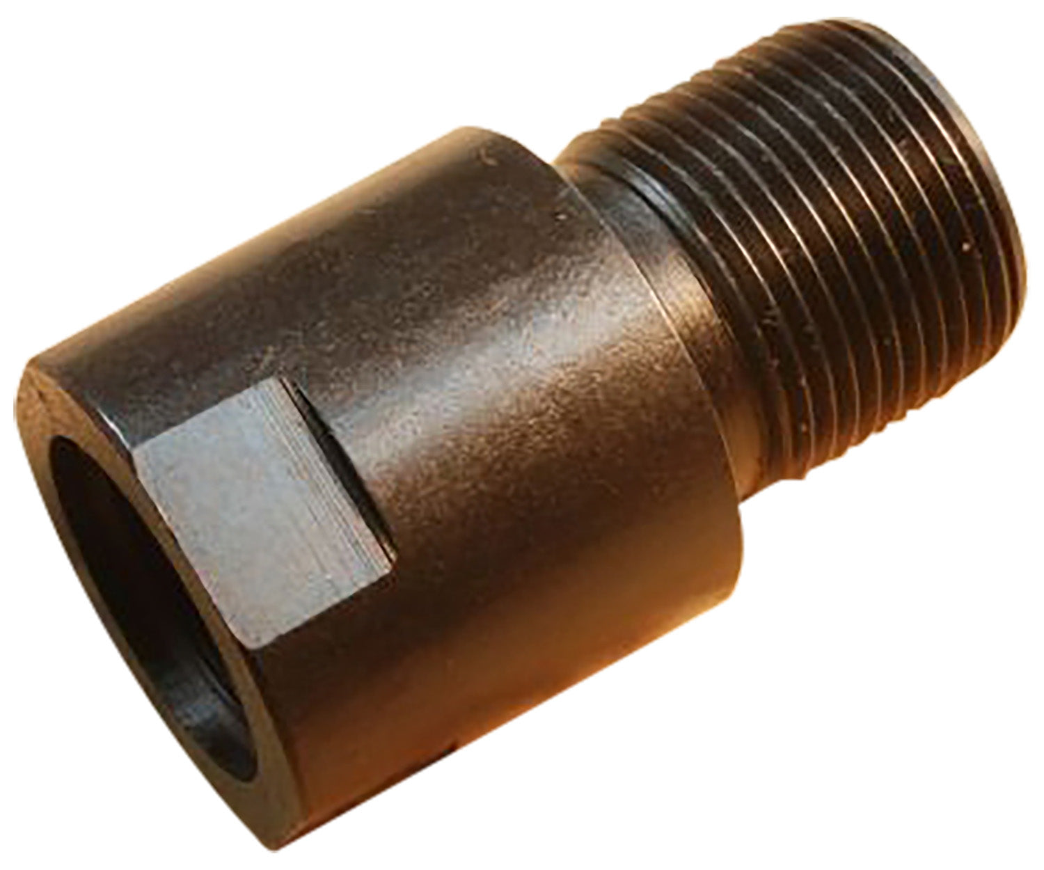 Banish M14x1LH AK Barrel Thread Adapter to 5/8-24 RH - US Steel Black Oxide