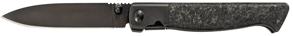 Cold Steel CSFL39SDP Spectre 3.80" Folding Drop Point CPM 20V SS Blade with Forged Carbon Fiber Handle