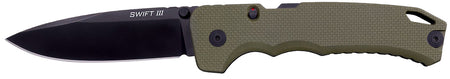 Cold Steel CSFL40AT Swift III 4" Assisted Open CPM M4 Folding Pocket Knife, OD Green G10 Handle, Gift Box