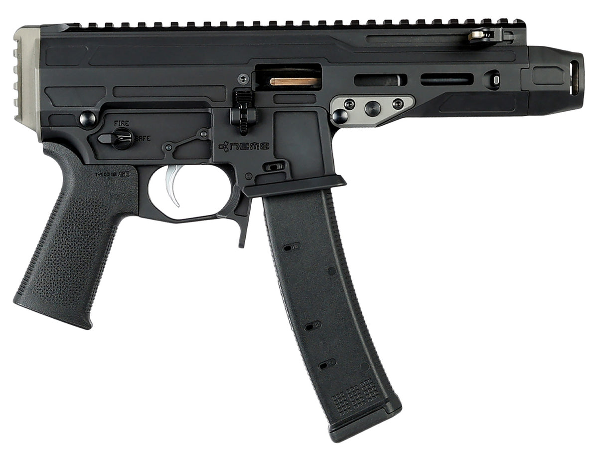Nemo Arms MNG9MMC Mongoose 9mm Luger 35+1 5.80" Black Barrel & Receiver w/Picatinny Rail, Black Grip, Ambidextrous
