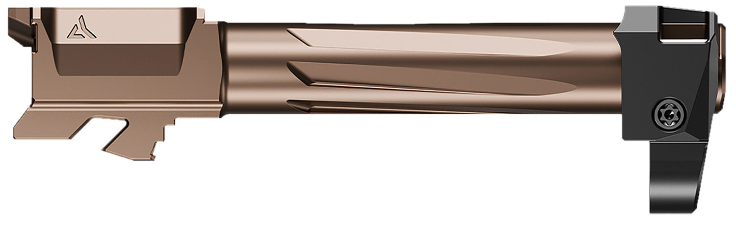 Radian Weapons Ramjet Afterburner 9mm Barrel Combo Glock 19 Gen5 Bronze Stainless Steel