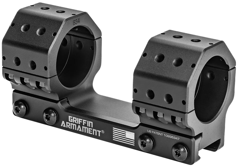 Griffin Armament GPM GSM135H34MM 34mm Scope Mount and Ring Combo Black