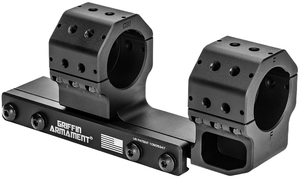 Griffin Armament GPM GSMC1425H34MM Cantilever Mount 34mm Black Anodized 15 MOA