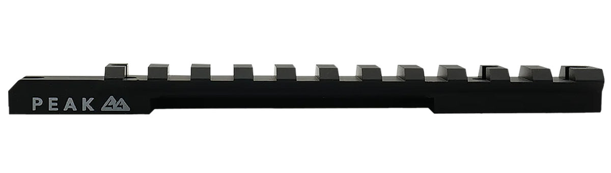 Weatherby J010006 Matte Black Aluminum Weaver-Style Picatinny Rail Fits Weatherby Vanguard Short Action 20 MOA