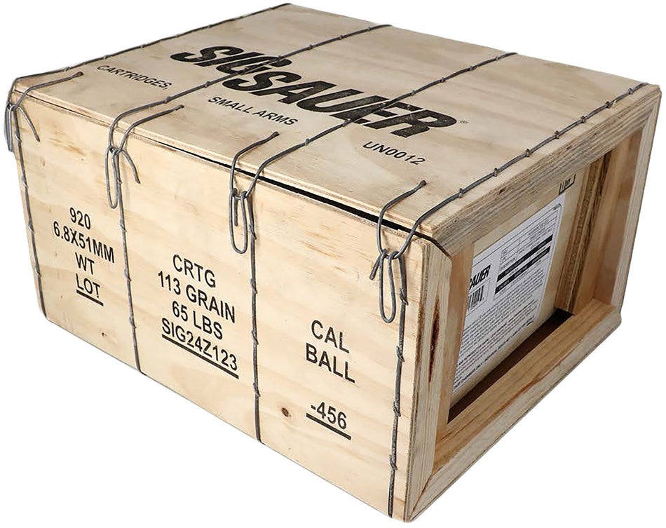 Sig Sauer  .277 Sig Fury 113 grain Full Metal Jacket ammunition