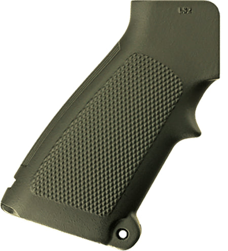 B5 Systems CLG1567 CAR15 LS2 OD Green A2-Style Grip with Storage Compartment