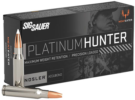 Sig Sauer Platinum Hunter 7mm Remington Mag 160 grain Nosler AccuBond Bonded Polymer Tip ammunition