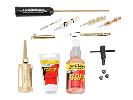 Traditions 44 Cal Revolver Sportsman Cleaning Kit 1 Set - A5120