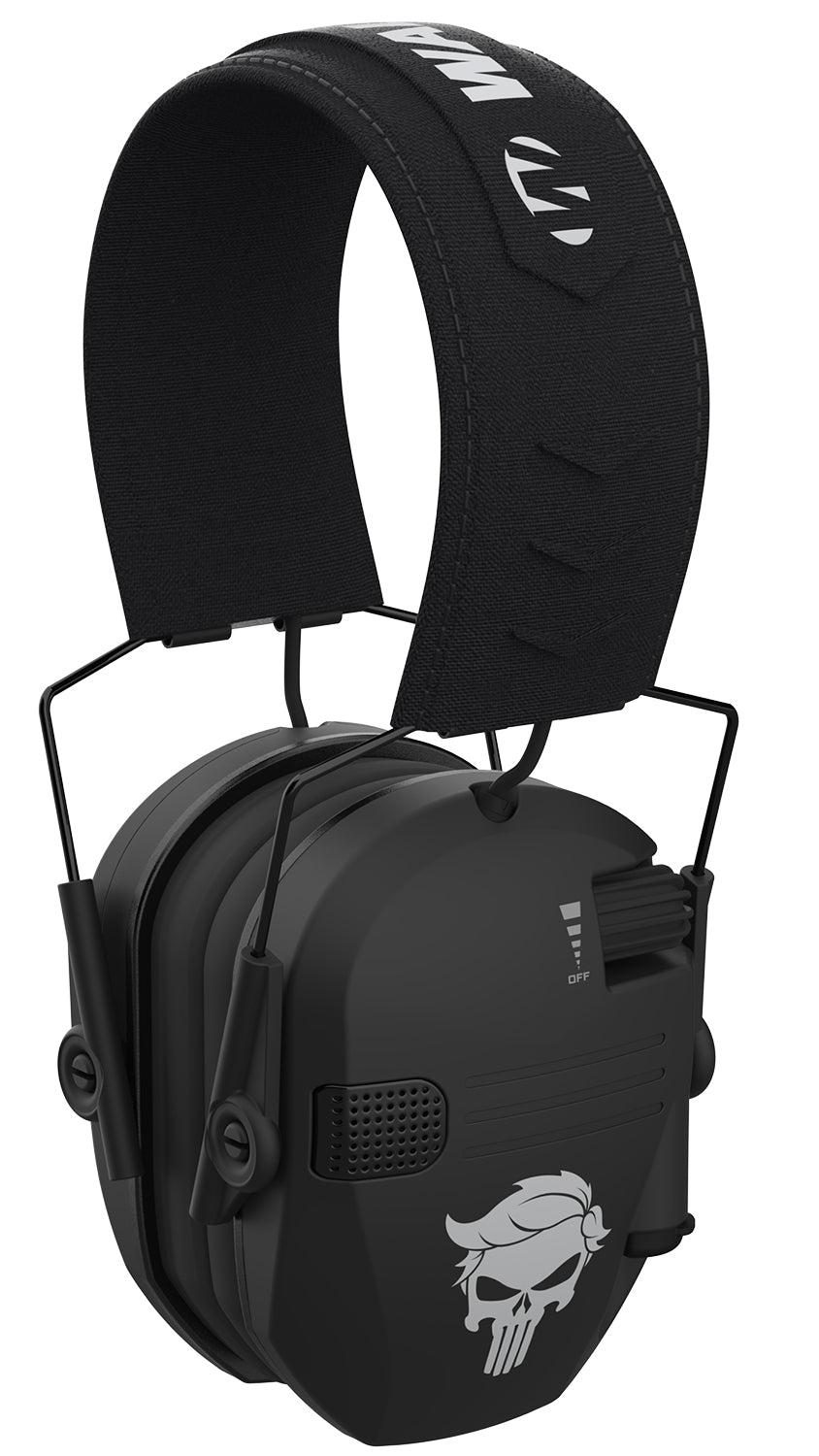 Walker's Razor Merica Punisher Over-the-Head Electronic Muff 23 dB Black