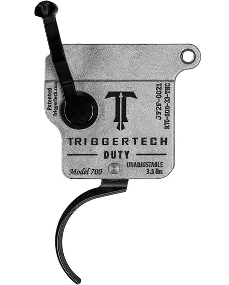 TriggerTech Special Curved Black Single-Stage Trigger Fits Remington 700 Right Hand