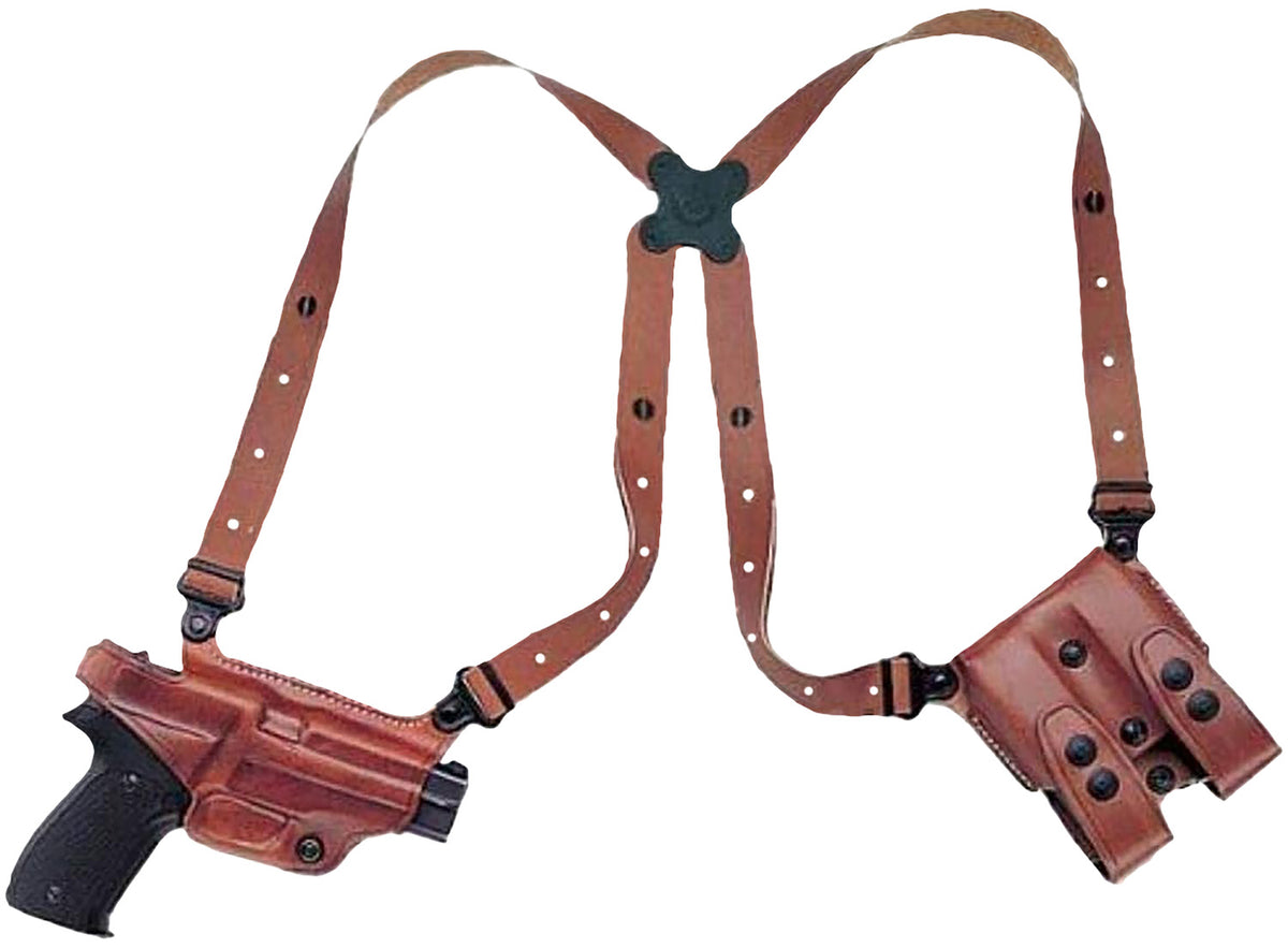 Galco MC290B Miami Classic Shoulder Holster Black Leather Kahr Arms Right Hand 56" Chest