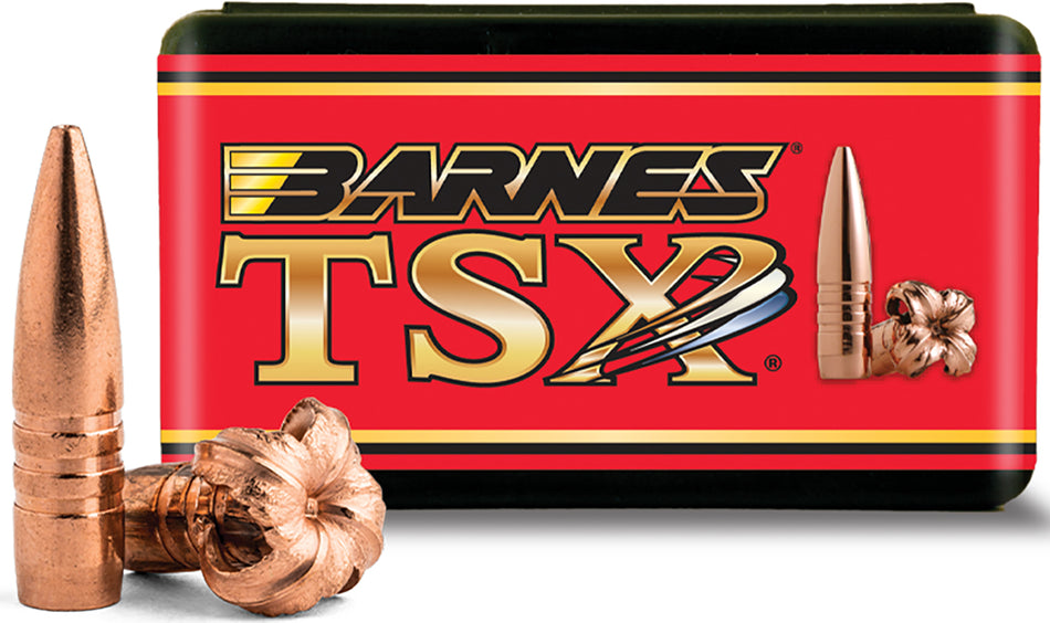 Barnes TSX 35 Rem 180gr Flat Nose Bullets 50/Box