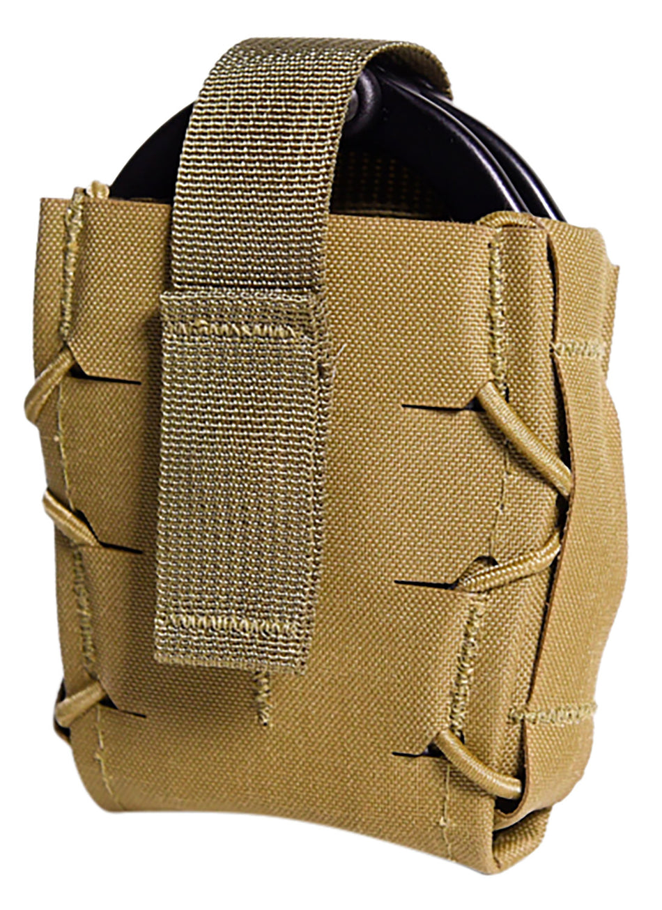 HSGI 24DC00CB Gen 2 TACO Coyote Brown Nylon Laminate MOLLE Handcuff Retention Pouch