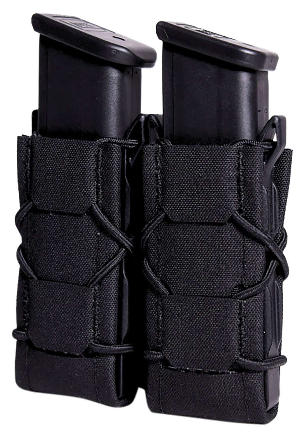 High Speed Gear 24PT02BK TACO Gen 2 Double Black MOLLE Mount Pistol Mag Pouch