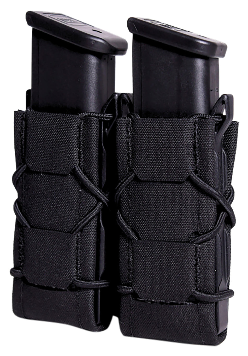 High Speed Gear 24PT02BK TACO Gen 2 Double Black MOLLE Mount Pistol Mag Pouch