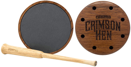 Foxpro Crimson Slate Turkey Friction Pot Call - Cherry Wood Body