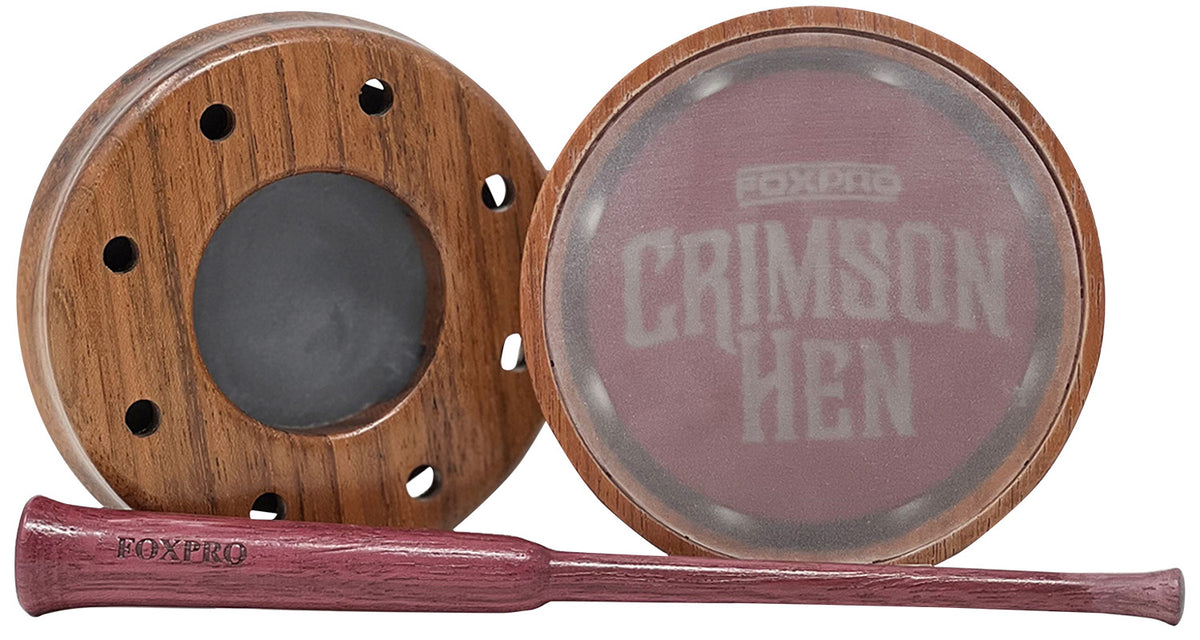 Foxpro CRIMSONTIP Friction Turkey Call - Cherry Wood Finish
