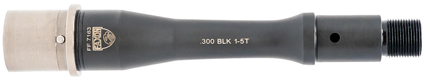Faxon 300 BLK Match Series 6" 416-R Stainless QPQ Nitride AR Barrel