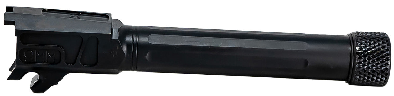 Faxon 9mm Luger Match Series Black Nitride Stainless Steel Fluted Barrel for SIG Sauer P365