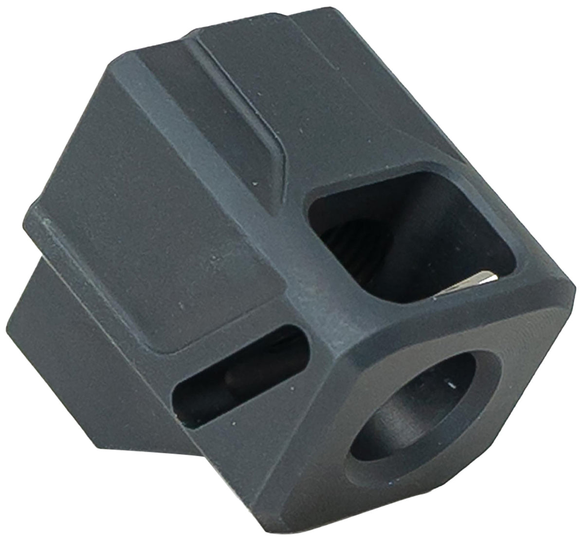 Faxon FFPACOMPDSG01 EXOS-513 6061 Aluminum Pistol Compensator Black Nitride Glock Gen3