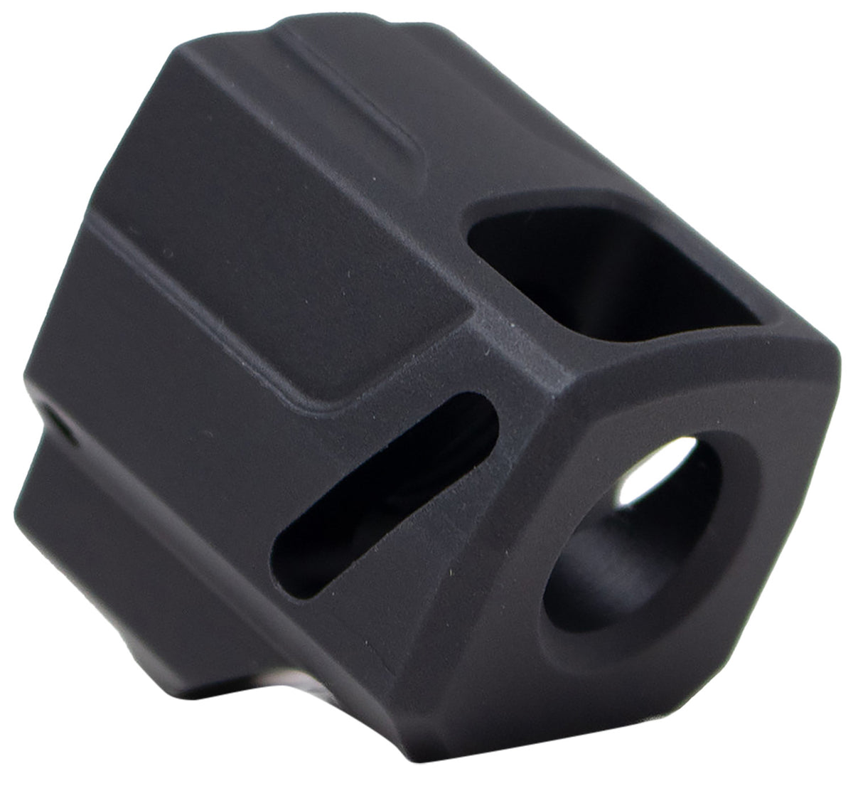Faxon EXOS-525 Muzzle Compensator for Sig P365/P365 XL Black Anodized 6061 Aluminum 1/2"x28 Threads