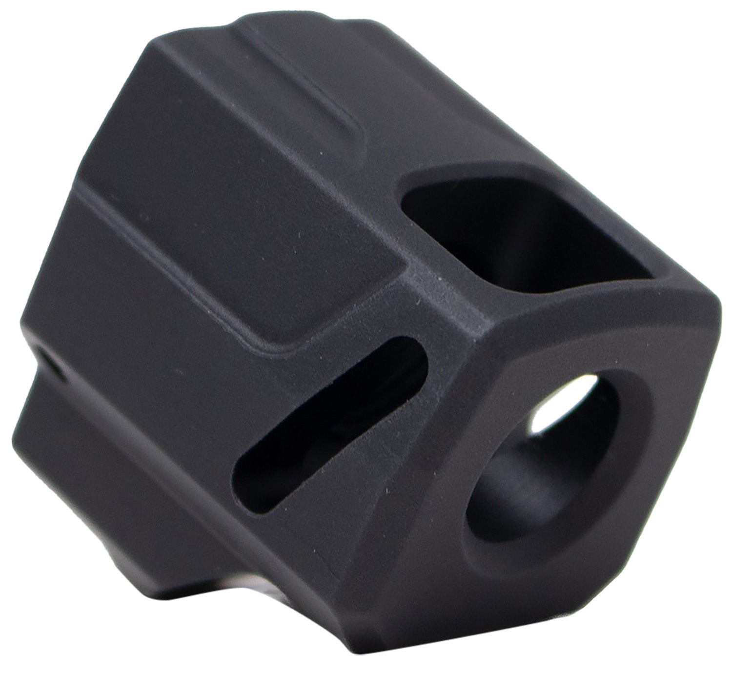 Faxon EXOS-525 Muzzle Compensator for Sig P365/P365 XL Black Anodized 6061 Aluminum 1/2"x28 Threads