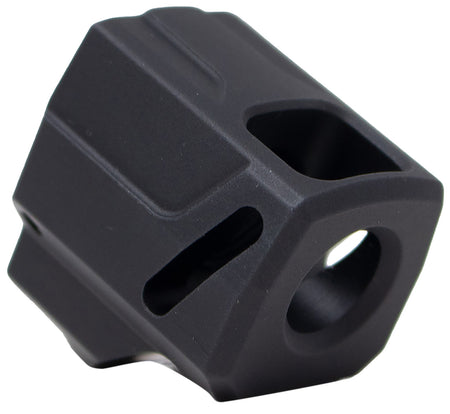 Faxon EXOS-525 Muzzle Compensator for Sig P365/P365 XL Black Anodized 6061 Aluminum 1/2"x28 Threads