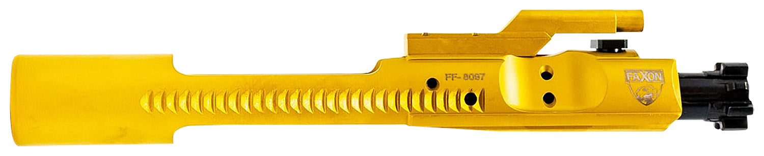 Faxon 5.56 NATO M16 Bolt Carrier Group Titanium Nitride PVD Coated 9310 Steel for AR-15 Rifles