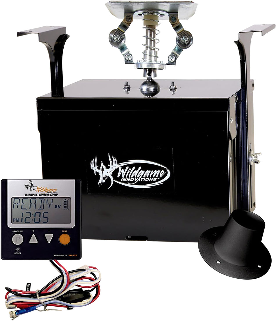 Wildgame Innovations WGIPU0032 Digital Feeder Timer Kit 6-Program 1-30 Second Black