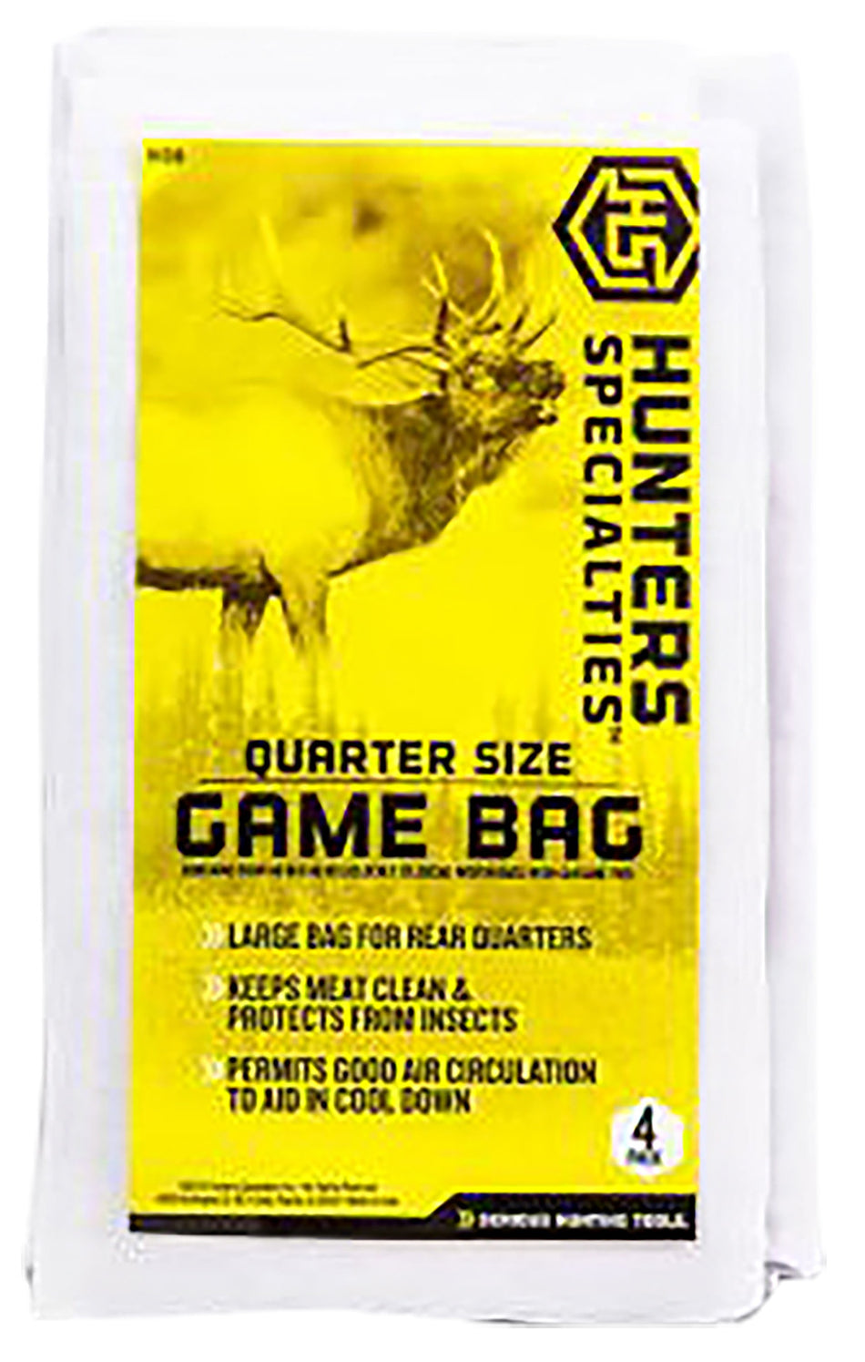 Hunters Specialties HS01238 Large Game Quarter Bags 40x48 In 4-Pack Elk Moose