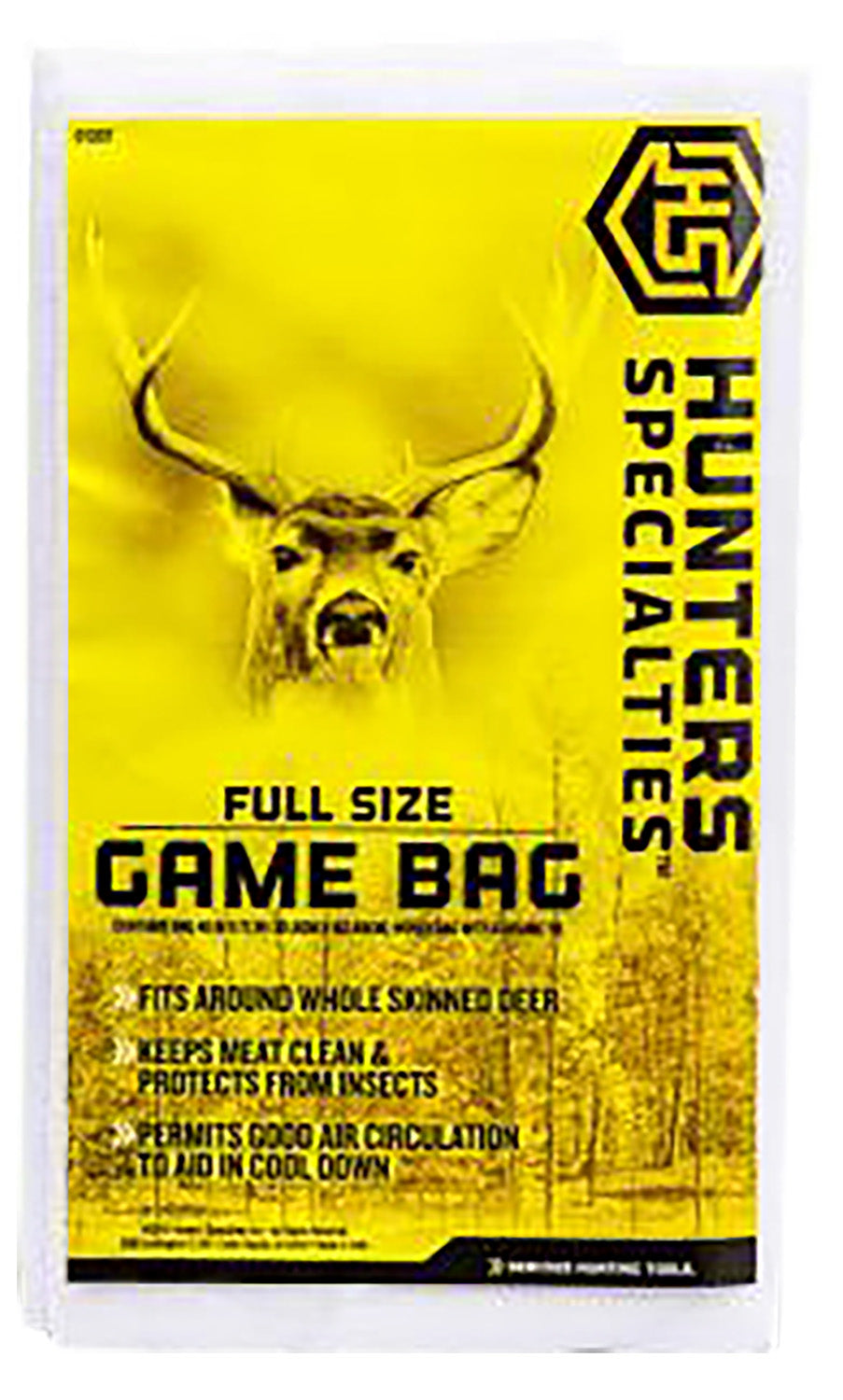 Hunters Specialties Full Size Game Bag White 40x72 Woven Meat Protector